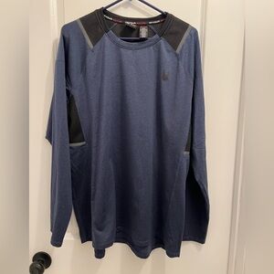 Spyder Men's Blue Long Sleeve Shirt